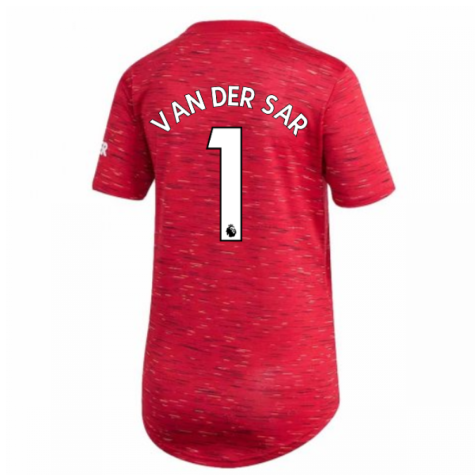 2020-2021 Man Utd Adidas Womens Home Shirt (VAN DER SAR 1)