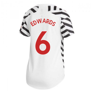 2020-2021 Man Utd Adidas Womens Third Shirt (EDWARDS 6)
