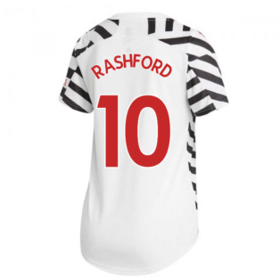 2020-2021 Man Utd Adidas Womens Third Shirt (RASHFORD 10)