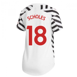 2020-2021 Man Utd Adidas Womens Third Shirt (SCHOLES 18)