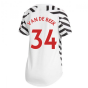 2020-2021 Man Utd Adidas Womens Third Shirt (VAN DE BEEK 34)