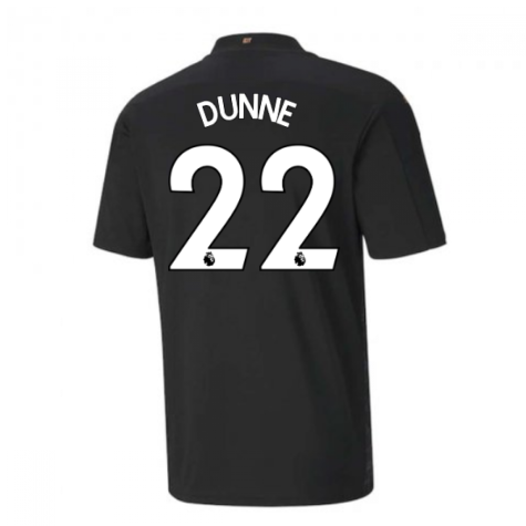 2020-2021 Manchester City Puma Away Football Shirt (DUNNE 22)