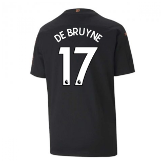 2020-2021 Manchester City Puma Away Football Shirt (Kids) (DE BRUYNE 17)
