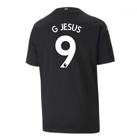 2020-2021 Manchester City Puma Away Football Shirt (Kids) (G JESUS 9)