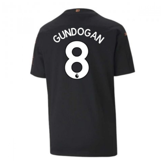 2020-2021 Manchester City Puma Away Football Shirt (Kids) (GUNDOGAN 8)