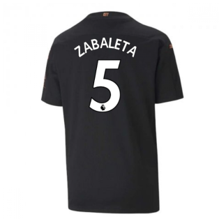 2020-2021 Manchester City Puma Away Football Shirt (Kids) (ZABALETA 5)