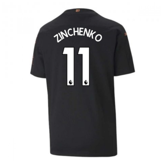 2020-2021 Manchester City Puma Away Football Shirt (Kids) (ZINCHENKO 11)