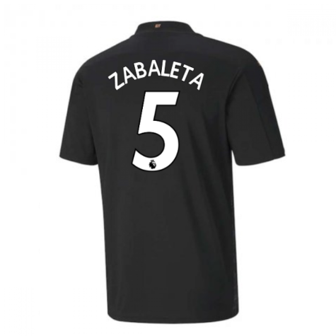 2020-2021 Manchester City Puma Away Football Shirt (ZABALETA 5)