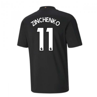 2020-2021 Manchester City Puma Away Football Shirt (ZINCHENKO 11)