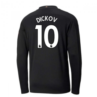 2020-2021 Manchester City Puma Away Long Sleeve Shirt (DICKOV 10)