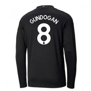 2020-2021 Manchester City Puma Away Long Sleeve Shirt (GUNDOGAN 8)