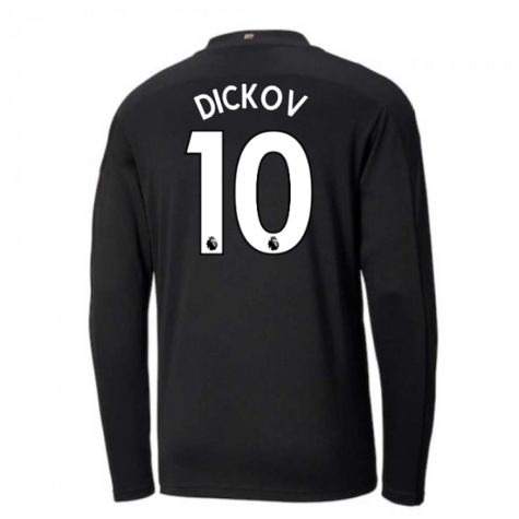 2020-2021 Manchester City Puma Away Long Sleeve Shirt (Kids) (DICKOV 10)