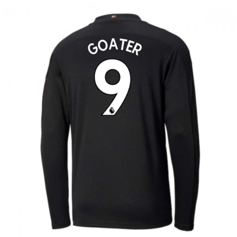 2020-2021 Manchester City Puma Away Long Sleeve Shirt (Kids) (GOATER 9)