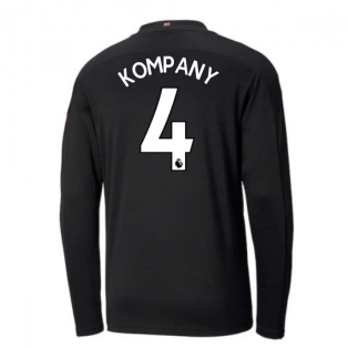 2020-2021 Manchester City Puma Away Long Sleeve Shirt (Kids) (KOMPANY 4)