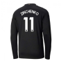 2020-2021 Manchester City Puma Away Long Sleeve Shirt (Kids) (ZINCHENKO 11)