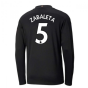 2020-2021 Manchester City Puma Away Long Sleeve Shirt (ZABALETA 5)