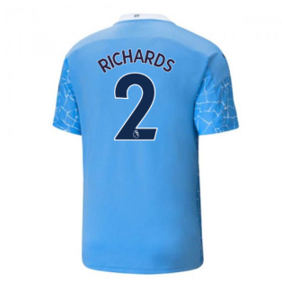 2020-2021 Manchester City Puma Home Football Shirt (RICHARDS 2)