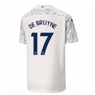 2020-2021 Manchester City Puma Third Football Shirt (Kids) (DE BRUYNE 17)