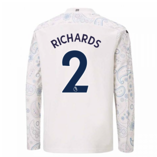 2020-2021 Manchester City Puma Third Long Sleeve Shirt (Kids) (RICHARDS 2)