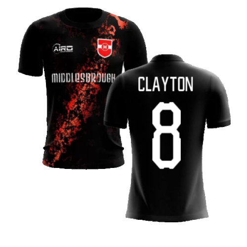 2025-2026 Middlesbrough Third Concept Football Shirt (Clayton 8)