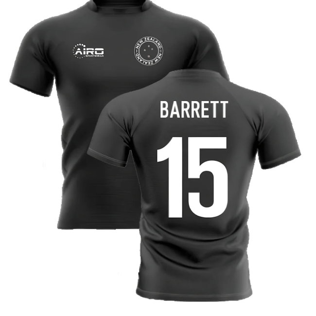 2025-2026 New Zealand Home Concept Rugby Shirt (Barrett 15)
