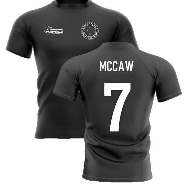 2025-2026 New Zealand Home Concept Rugby Shirt (McCaw 7)