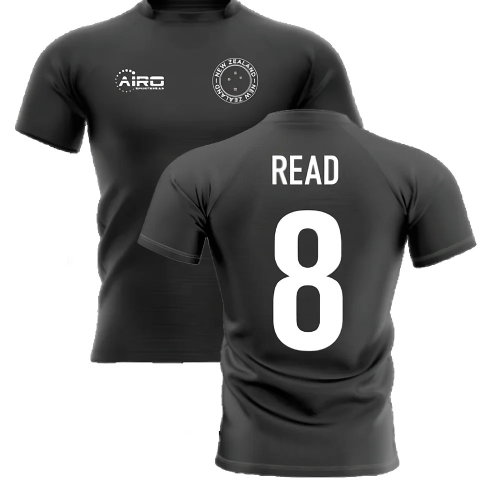 2025-2026 New Zealand Home Concept Rugby Shirt (Read 8)