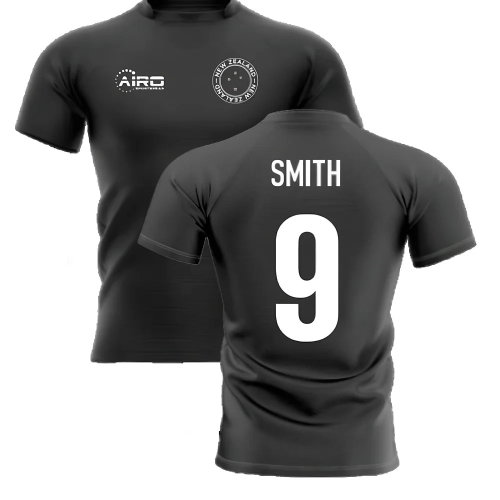 2025-2026 New Zealand Home Concept Rugby Shirt (Smith 9)