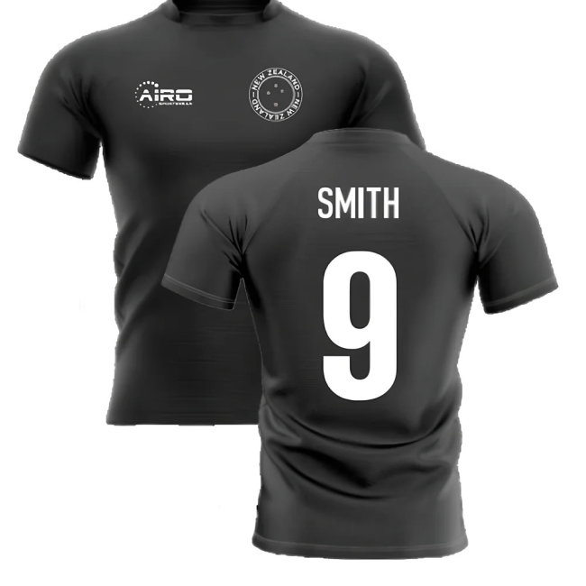 2025-2026 New Zealand Home Concept Rugby Shirt (Smith 9)