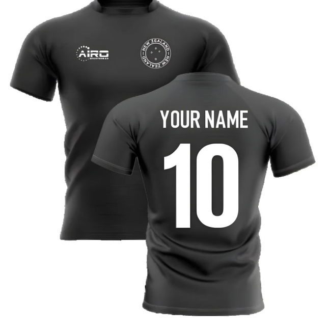 2025-2026 New Zealand Home Concept Rugby Shirt (Your Name)