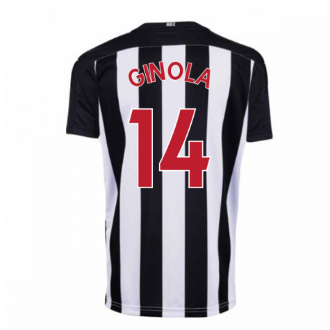 2020-2021 Newcastle Home Football Shirt (Kids) (GINOLA 14)
