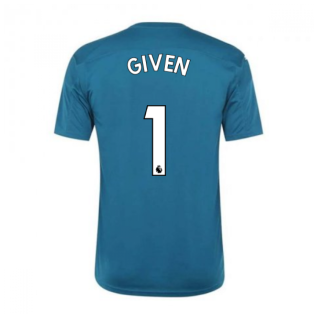 2020-2021 Newcastle Home Goalkeeper Shirt (Deep Lagoon) (GIVEN 1)