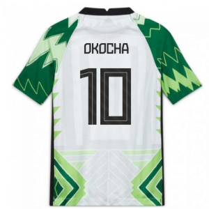 2020-2021 Nigeria Home Shirt (Kids) (OKOCHA 10)