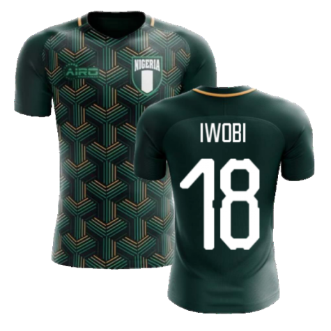 2023-2024 Nigeria Third Concept Football Shirt (Iwobi 18)