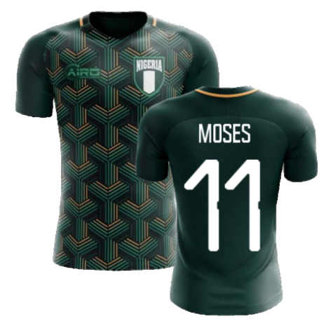 2023-2024 Nigeria Third Concept Football Shirt (Moses 11)