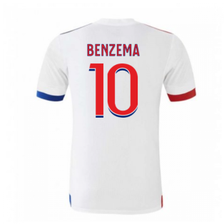 2020-2021 Olympique Lyon Adidas Home Football Shirt (Kids) (BENZEMA 10)