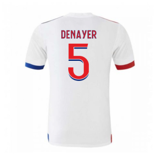 2020-2021 Olympique Lyon Adidas Home Football Shirt (Kids) (DENAYER 5)