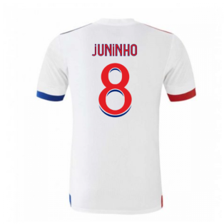2020-2021 Olympique Lyon Adidas Home Football Shirt (Kids) (JUNINHO 8)