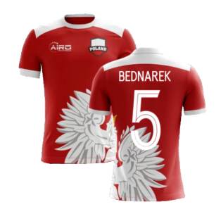2022-2023 Poland Away Concept Football Shirt (Bednarek 5) - Kids