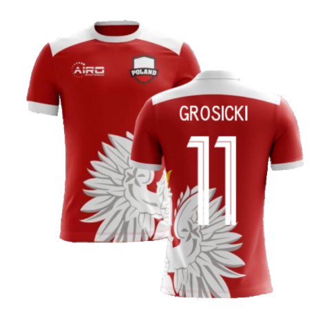 2023-2024 Poland Away Concept Football Shirt (Grosicki 11)
