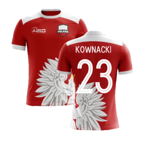 2023-2024 Poland Away Concept Football Shirt (Kownacki 23) - Kids