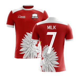 2025-2026 Poland Away Concept Football Shirt (Milik 7) - Kids