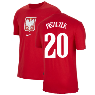 2020-2021 Poland Crest Tee (Red) (PISZCZEK 20)