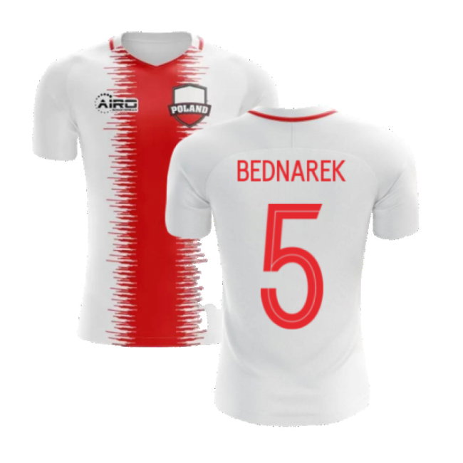 2025-2026 Poland Home Concept Football Shirt (Bednarek 5) - Kids