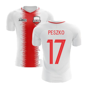 2022-2023 Poland Home Concept Football Shirt (Peszko 17) - Kids