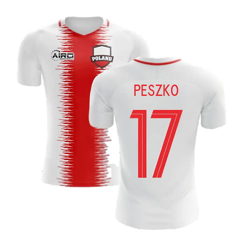 2025-2026 Poland Home Concept Football Shirt (Peszko 17) - Kids
