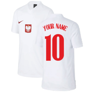 2020-2021 Poland Home Supporters Jersey - Kids (Your Name)