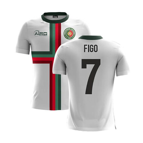 2025-2026 Portugal Airo Concept Away Shirt (Figo 7) - Kids