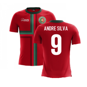 2023-2024 Portugal Airo Concept Home Shirt (Andre Silva 9) - Kids