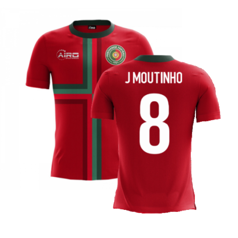 2023-2024 Portugal Airo Concept Home Shirt (J Moutinho 8) - Kids